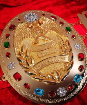 Alternative view of All Asia Heavyweight Wrestling Championship Belt Japan Pro Heavyweight NWA IWGP