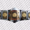 WWE Tag Team Championship Belt Replica with 3D engraved brass plates and genuine leather strap