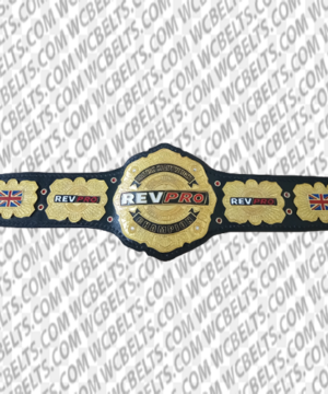 British Heavyweight Rev Pro Wrestling Champion Belt Revolution Professional