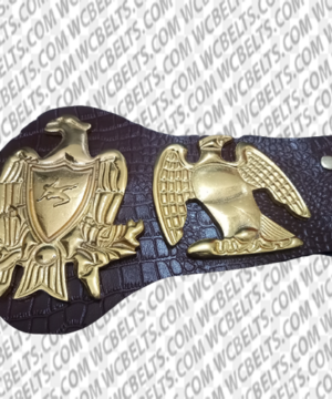 Alternative view of IWA International Mil Mascaras Heavyweight Wrestling Champion Belt Japan Pro