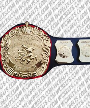 Alternative view of WWC Carlos Colon Universal Heavyweight Wrestling Champion Belt Abdullah
