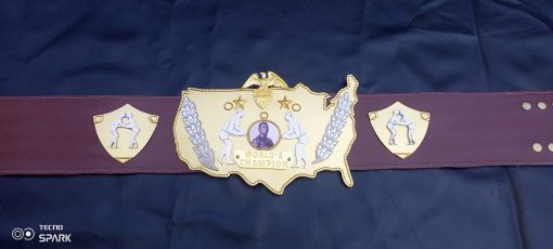 WWWF Nature Boy Buddy Rogers World Champion Belt 1963 Bruno Sammartino Leather