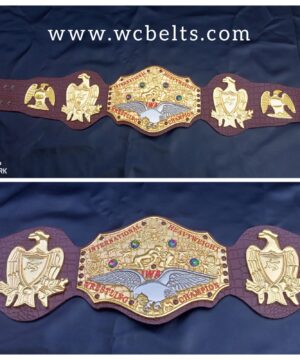 IWA International Mil Mascaras Heavyweight Wrestling Champion Belt Japan Pro