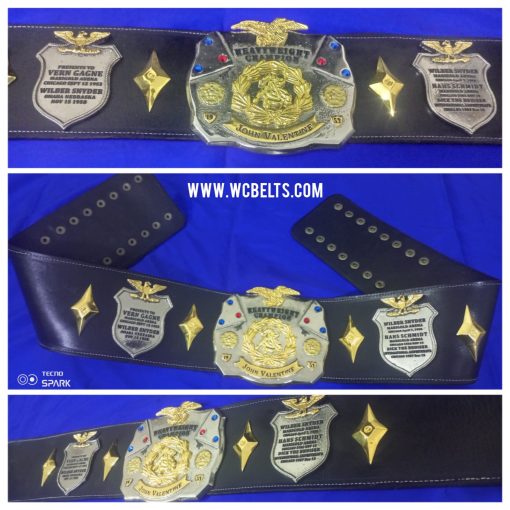 Johnny Valentine Antonio Inoki commemorative Champion Belt Heavyweight Wrestling