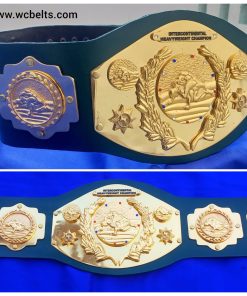 Tito Santana Style Intercontinental Heavyweight Wrestling Champion Belt Texas