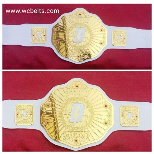 Defiant British World Professional Wrestling Championship Belt Big Damo Rampage