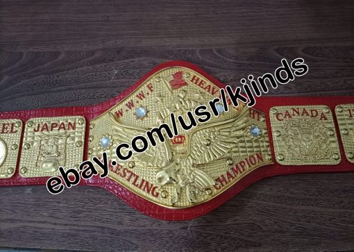 Bruno Sammartino WWWF Heavyweight Cast 70's & Early 80's Wrestling Champion Belt Bruno Sammartino