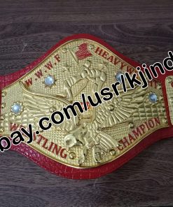 WWWF Heavyweight Cast 70's & Early 80's Wrestling Champion Belt Bruno Sammartino