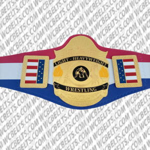 Awa World Light Heavyweight Championship Belt Mike Graham Buck Zumhofe 