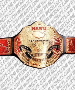 nawo heavyweight title wrestling champion belt