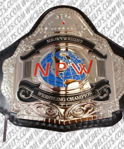 npw heavyweight title wrestling championship belt