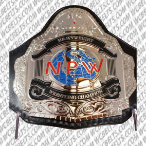 npw heavyweight title wrestling championship belt