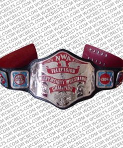 nwa black television championship title replica belt