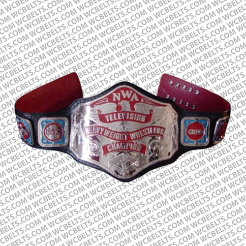 nwa black television championship title replica belt