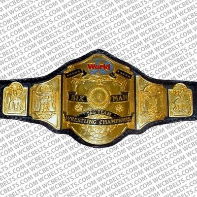 Best NWA Six Man Tag Team Championship Replica Belt