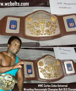 WWC Carlos Colon Universal Wrestling Heavyweight Champion Belt OLD Championship