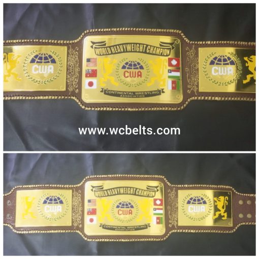 CWA World Heavyweight Continental Wrestling Championship Belt