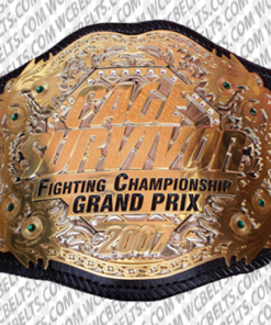 cage survivor mma title championship belt