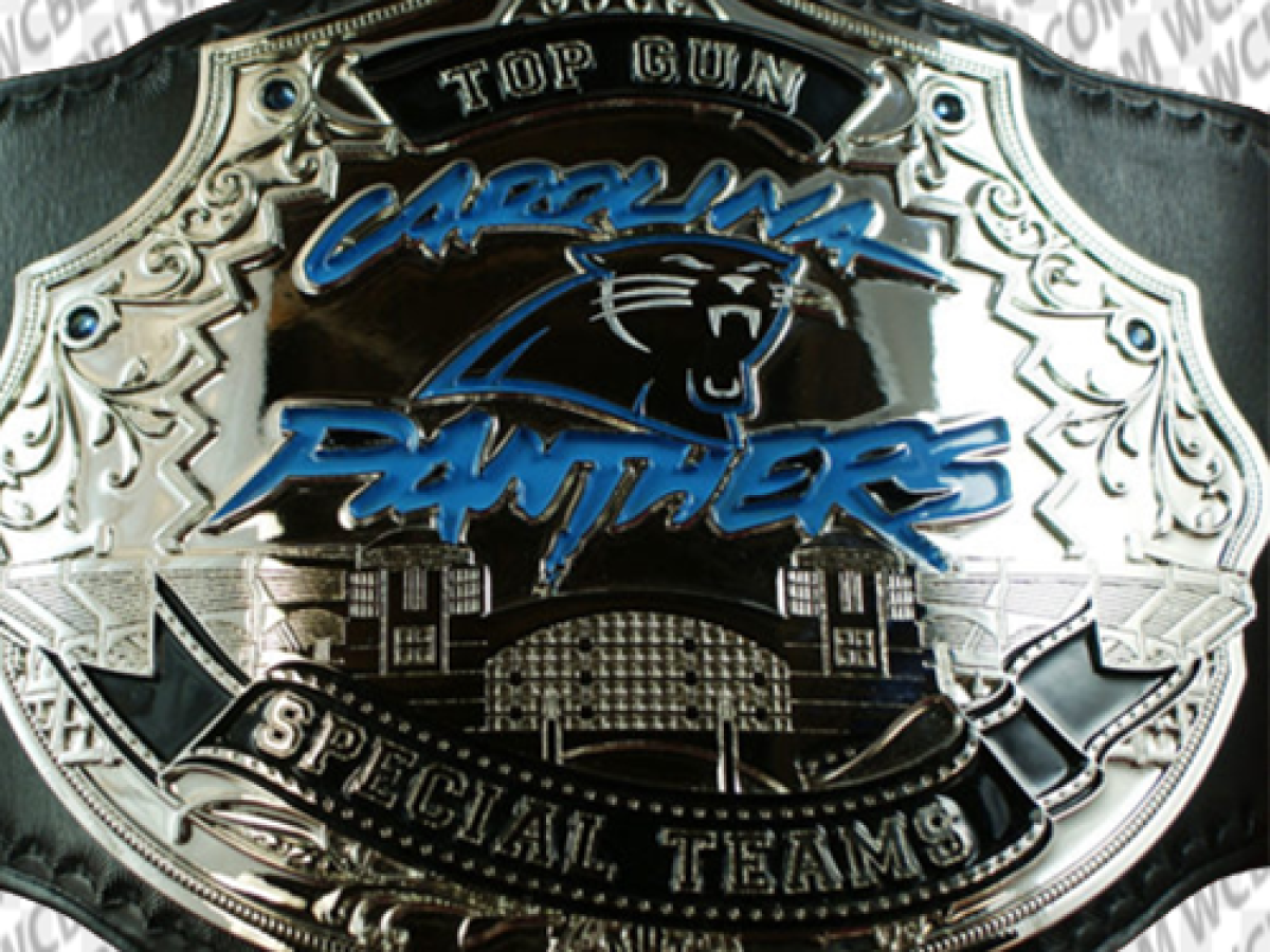 Carolina Panthers Top Gun Championship Belt - WC BELTS