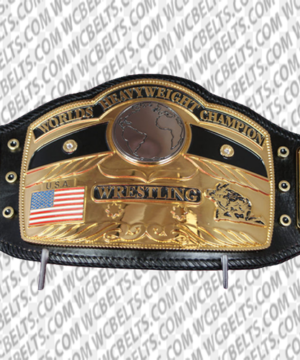 globe style belt in gold with buttons