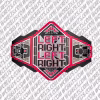 LRLR wrestling championship replica title belt