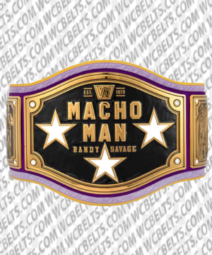 MACHO MAN RANDY SAVAGE LEGACY WRESTLING CHAMPIONSHIP COLLECTOR'S TITLE BELT
