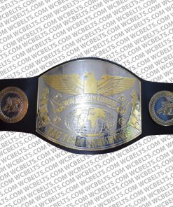 old school international tag team wrestling championship belt