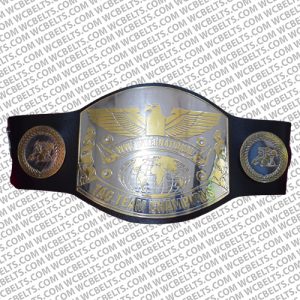 old school international tag team wrestling championship belt