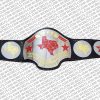 texas heavyweight wrestling title replica belt
