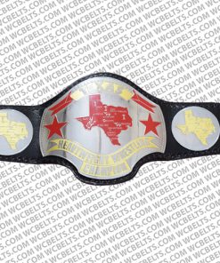 texas heavyweight wrestling title replica belt