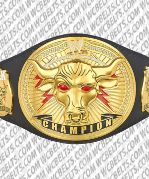 The Rock "Brahma Bull" Replica Championship Title Belt
