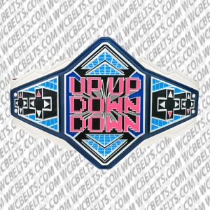 UpUpDownDown Wrestling Championship Replica Title belt - WC BELTS