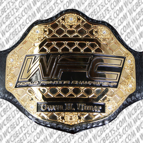 wfc championship with built in name plate