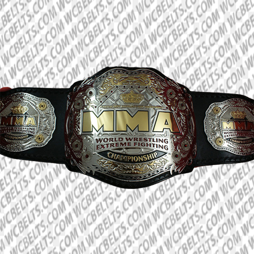 world wrestling extreme fighting mma title champion belt