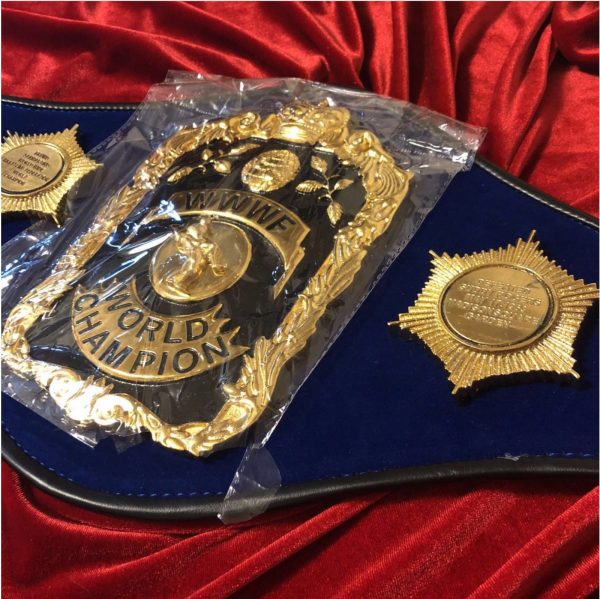 WWWF Bruno Sammartino Wordl Championship Wrestling Title Belt 2 Sides ...