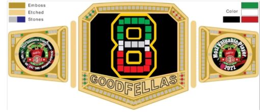 Good Fellas Triple Crown Champion Belt