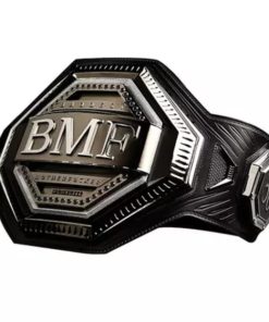 BMF Championship Wrestling Leather Belt Replica