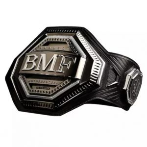 BMF Championship Wrestling Leather Belt Replica