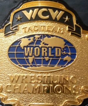 WCW World Tag Team Wrestling Champion Belt Dr Death Terry Gordy Old Championship