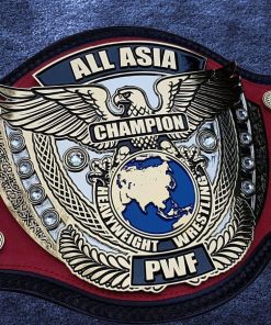 All Japan Pro-Wrestling PWF Asia Heavyweight Wrestling Champion Belt Rikidozan