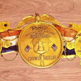 Carmen Basilio Championship Belt