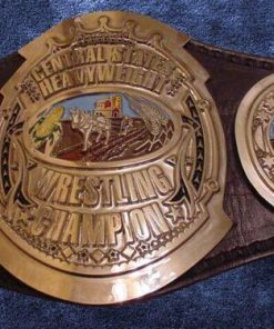 Classic NWA Central States Heavyweight Championship Belt Old Champion