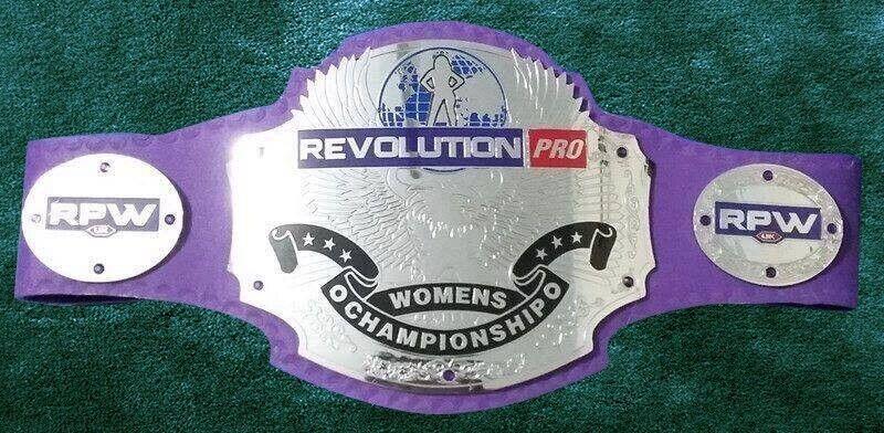 First RPW Revolution Pro Women’s Champion Belt Women Jamie Hayter Gisele Shaw