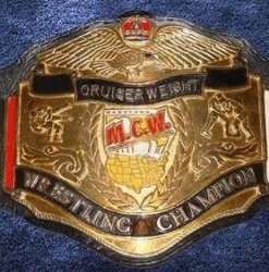 MCW Cruiserweight Champion Belt Adam Flash Maryland Championship Wrestling