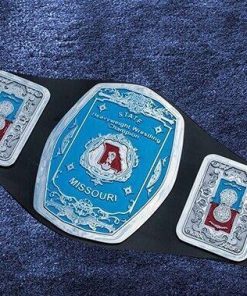 NWA Missouri Heavyweight Title Champion Belt Cando Curtis George Baptiste Jake