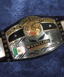 NWA World Welterweight championship Belt Welter Weight Mexico Champion