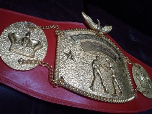 WBA Eddie Mustafa Muhammad Professional Boxing Light Heavyweight Champion Belt