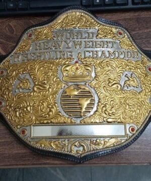 WCW Big Gold World Wrestling Heavyweight Champion Belt Ric Flair Hogan Randy MCP