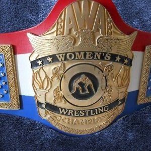 AWA World Womens Championship Belt Penny Banner June Byers Madusa Alundra Blayze