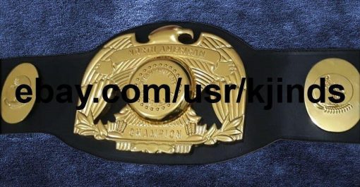 Old WWC North American Wrestling Champion Belt Abdullah Butcher Carlos Colon Last it